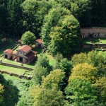 Luftbild Tempelanlage